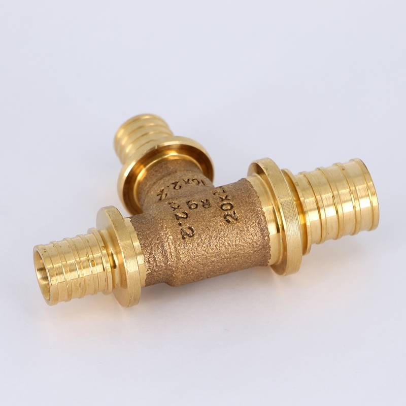 Тройник надвижной REHAU RAUTITAN RX 20х16х16 мм бронза 1377741