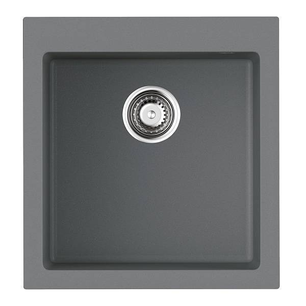 Кухонная мойка Omoikiri Bosen 47-GR Tetogranit 47x50 см leningrad grey 4993594
