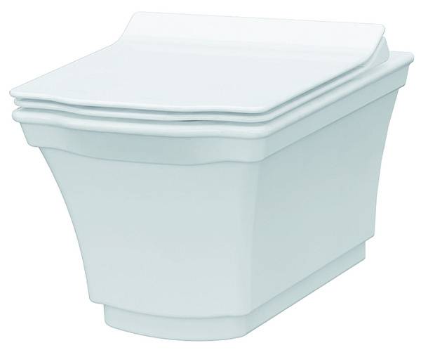 Унитаз подвесной Boheme Hermitage 37х52х37.5 см белый 951