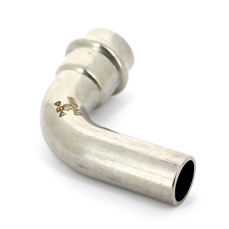 Угольник-вставка 45° пресс IBP >B< Press Inox 18 мм нержавеющая сталь PS5040 0180000