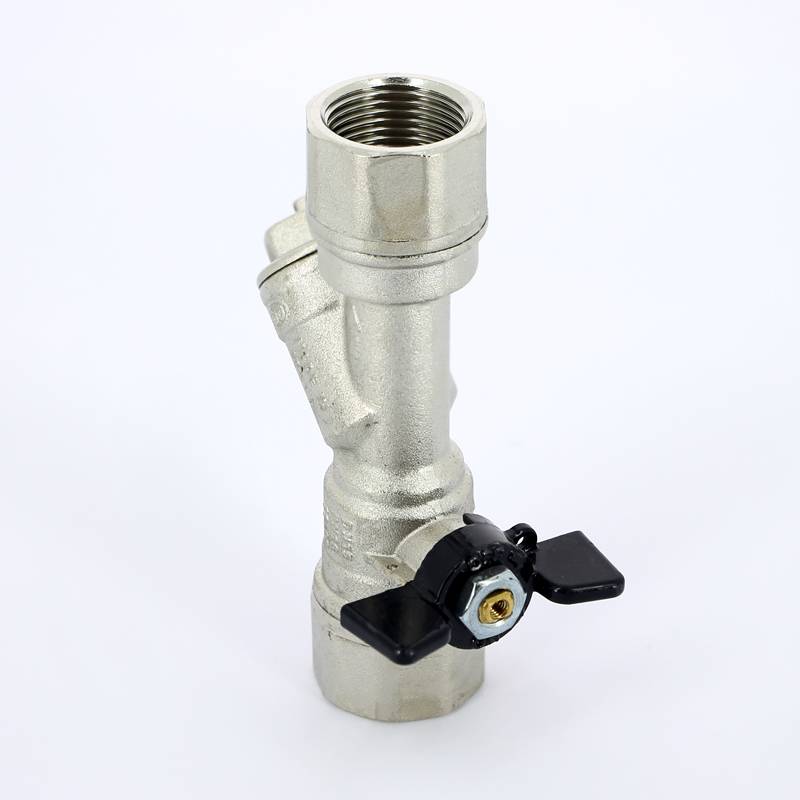 Кран шаровой Bugatti INDIANA ВВ с фильтром бабочка 3/4 07410002