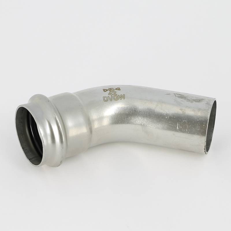 Угол-вставка 45° пресс IBP B Press Stainless 42 мм нержавеющая сталь PS5040 0420000