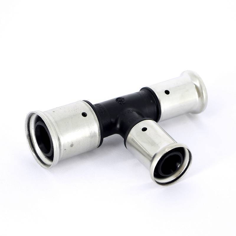 Тройник пресс HENCO PVDF 26х20х20 мм 11PK-262020