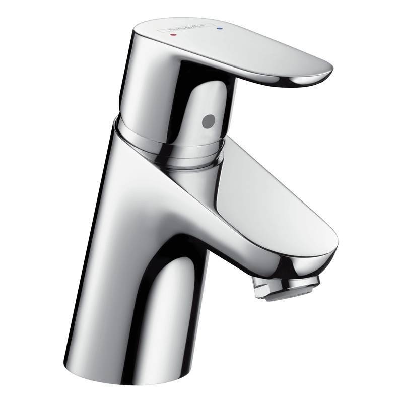 Смеситель для раковины hansgrohe Focus 70 однорычажный со сливным гарнитуром хром 31730000