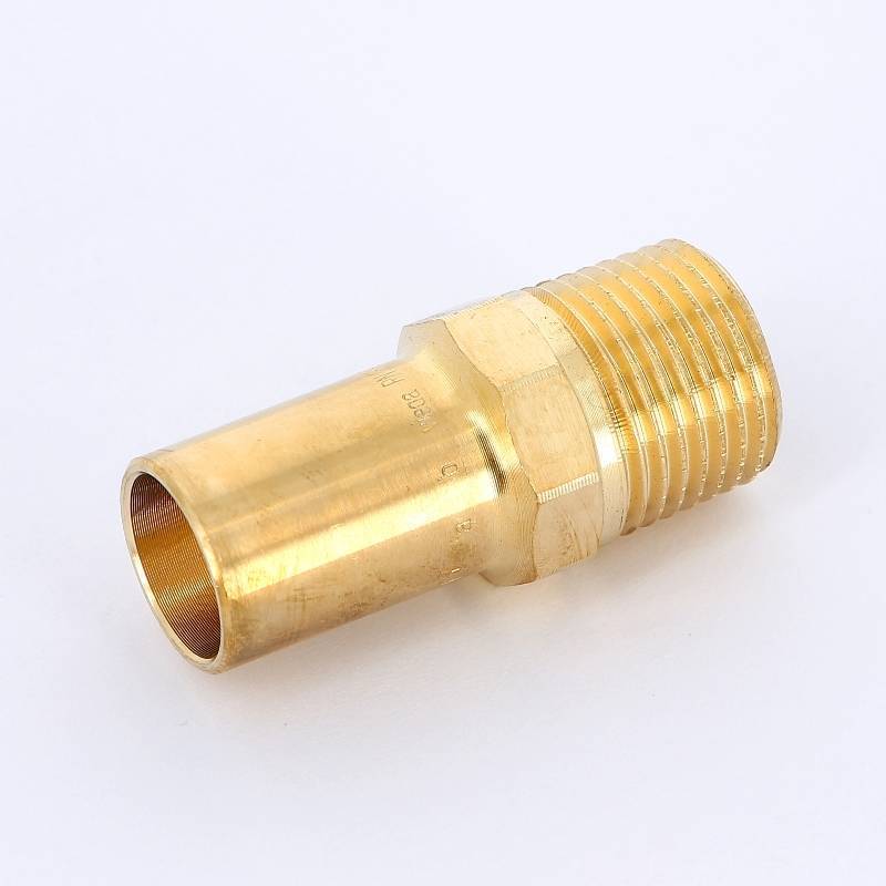 Переходник пресс Viega Sanpress 18 мм x 3/4 НР бронза 285104