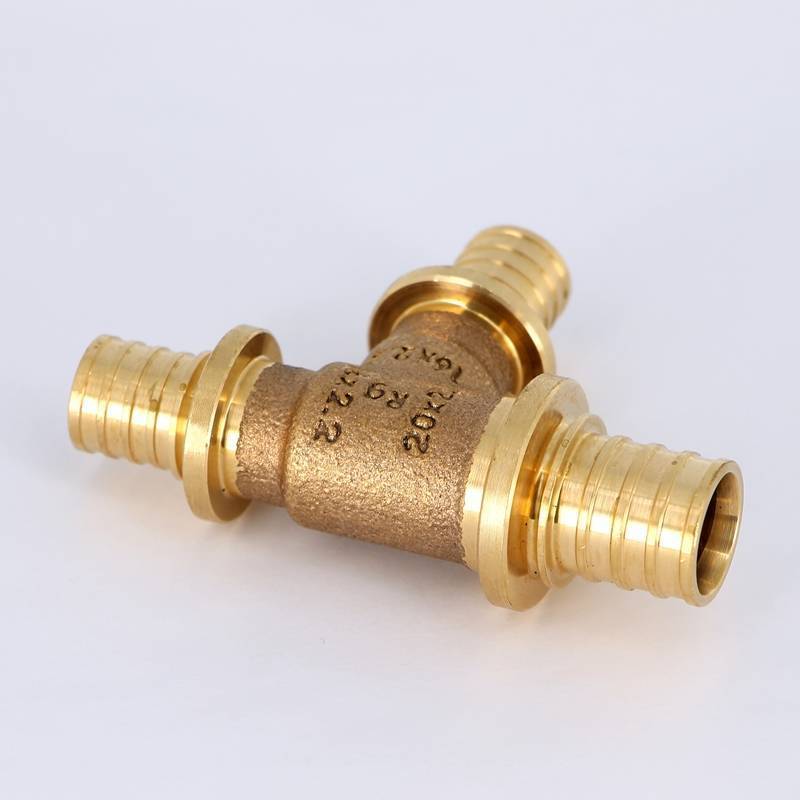 Тройник надвижной REHAU RAUTITAN RX 20х16х16 мм бронза 1377741