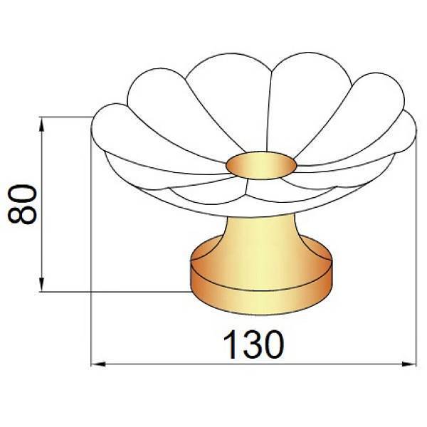 Мыльница Boheme 10201 настольная круглая бронза 10201