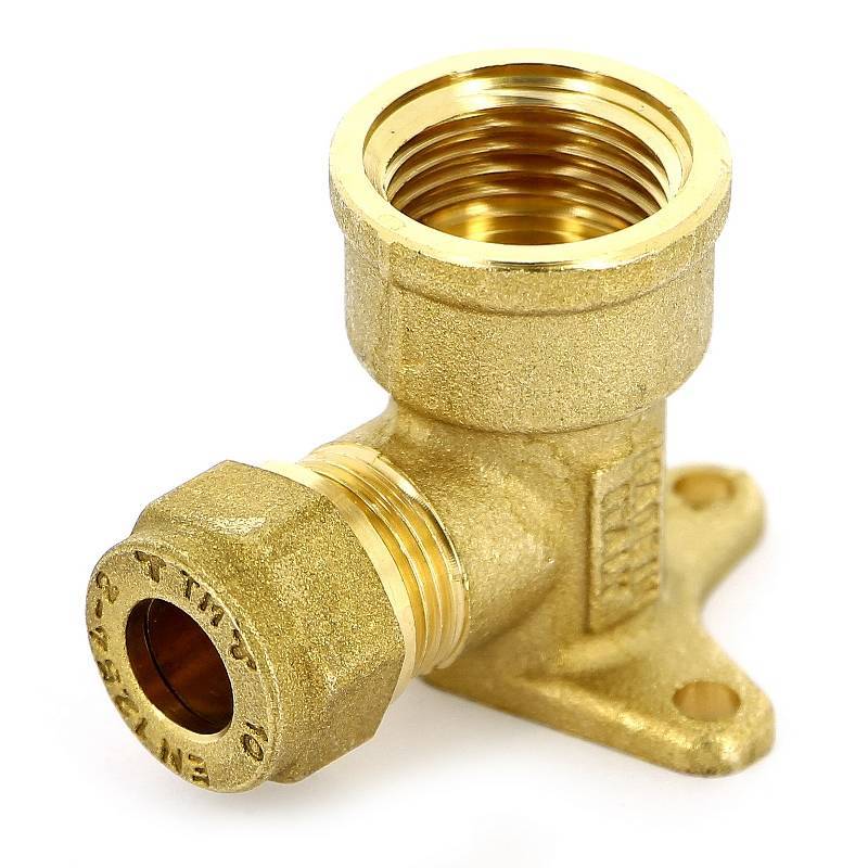 Водорозетка обжимная Tiemme 10x1/2 ВР латунь 1100065