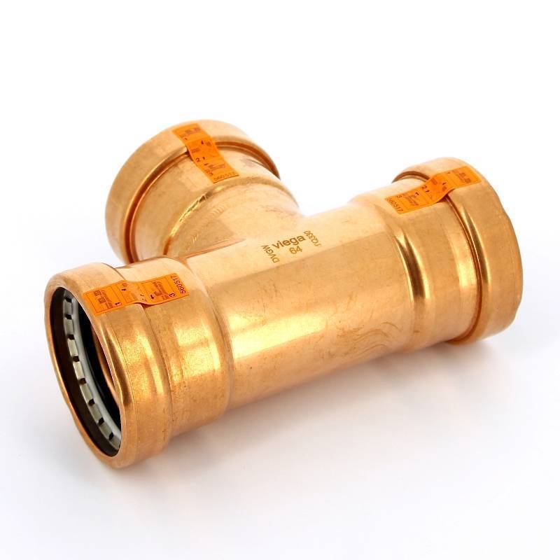 Тройник пресс медный Viega Profipress XL 64 мм 577728