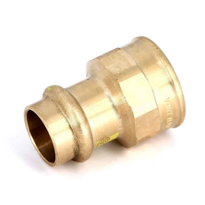 Муфта пресс с внутренней резьбой Viega Profipress G 18x3/4 бронза 346409