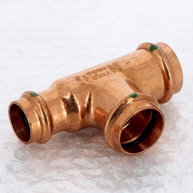 Тройник пресс медный Viega Profipress 28x28x22 мм 315016