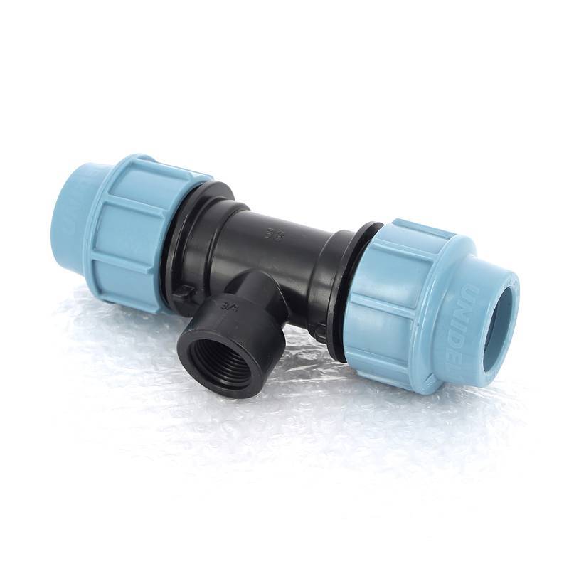 Тройник обжимной с внутренней резьбой Unidelta 32х3/4 для ПНД 1007032003