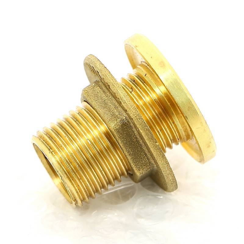 Выпуск резервуарный Uni-Fitt 1/2 НР с контргайкой и фланцем без заглушки 632G2000