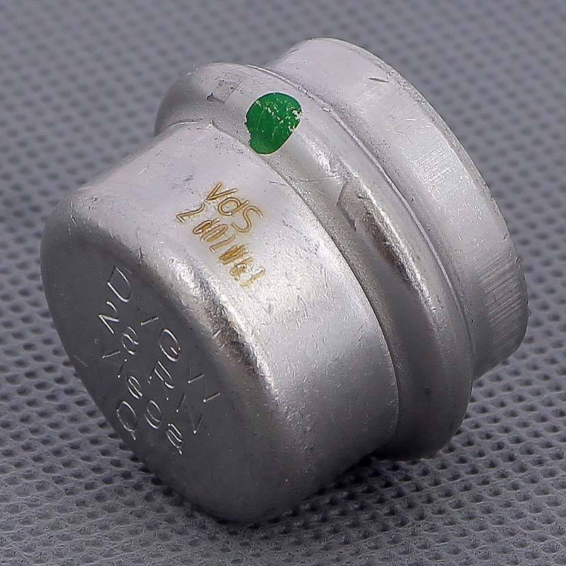 Заглушка пресс из нержавеющей стали Viega Sanpress Inox 28 мм 452889