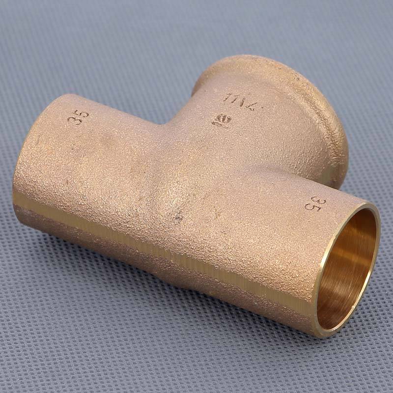 Тройник медный Viega 94130G пайка-ВР 35х1 1/4 136734