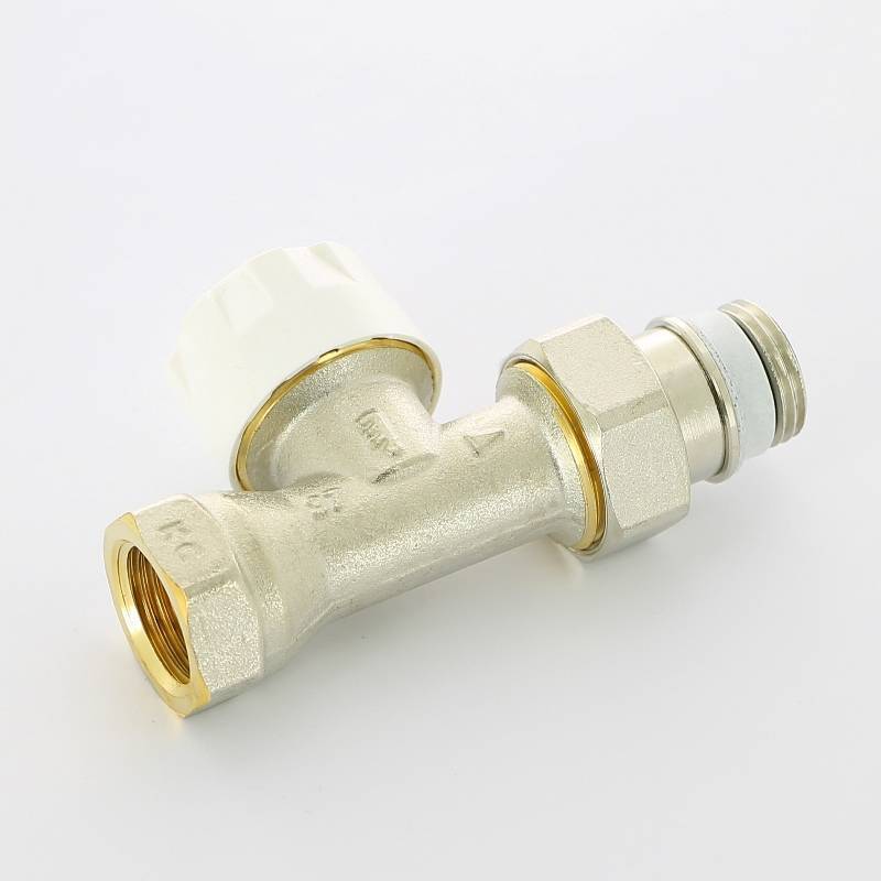 Вентиль термостатический Simplex прямой 1/2 с преднастройкой никель F34001