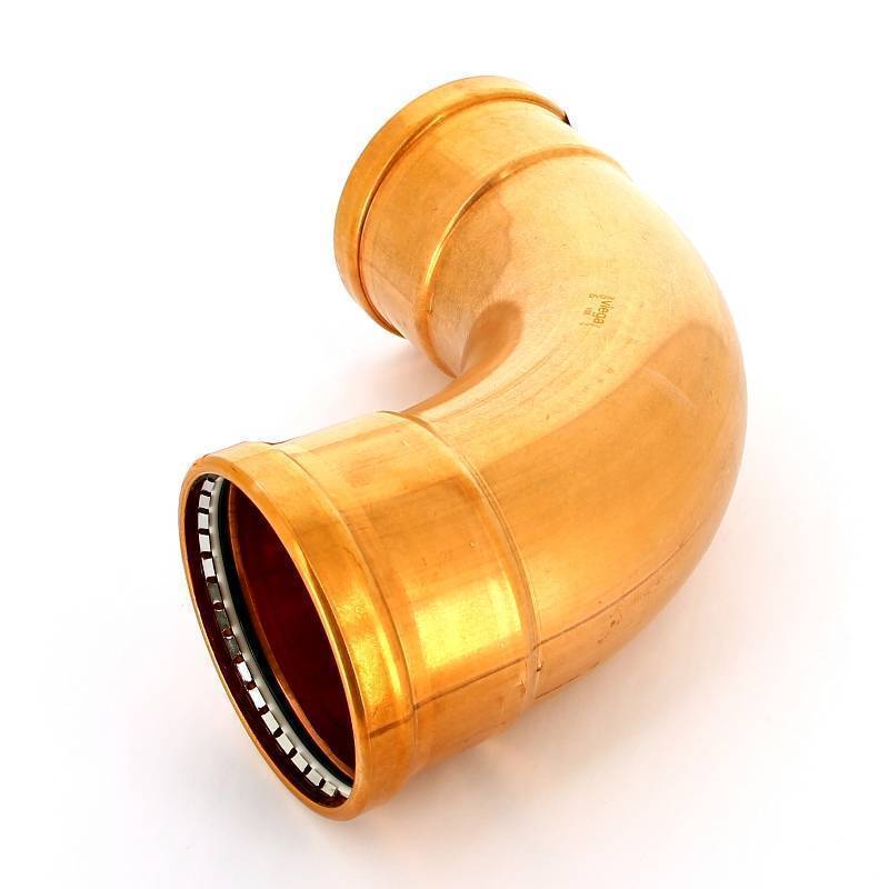 Угол-вставка 45° пресс Viega Profipress XL 108 мм медь 476953