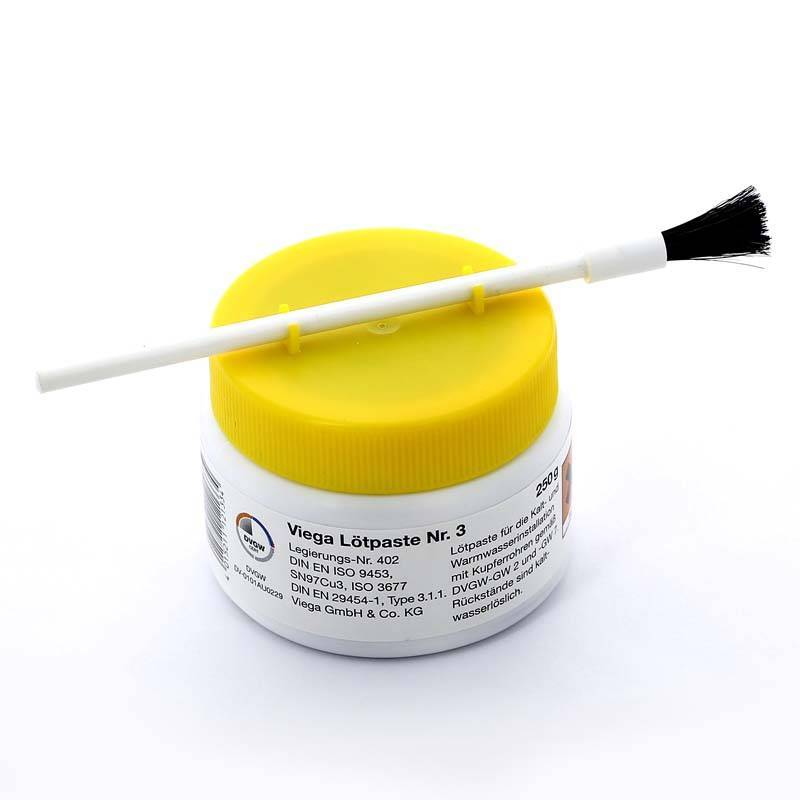 Паста для мягкого припоя Viega L-Sn 250 г 121334