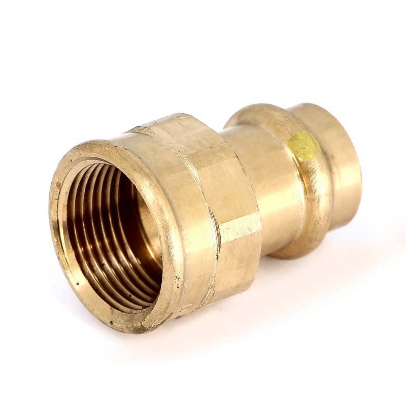 Муфта пресс с внутренней резьбой Viega Profipress G 18x3/4 бронза 346409
