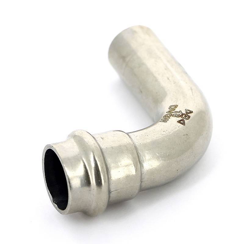 Угольник-вставка 45° пресс IBP >B< Press Inox 18 мм нержавеющая сталь PS5040 0180000