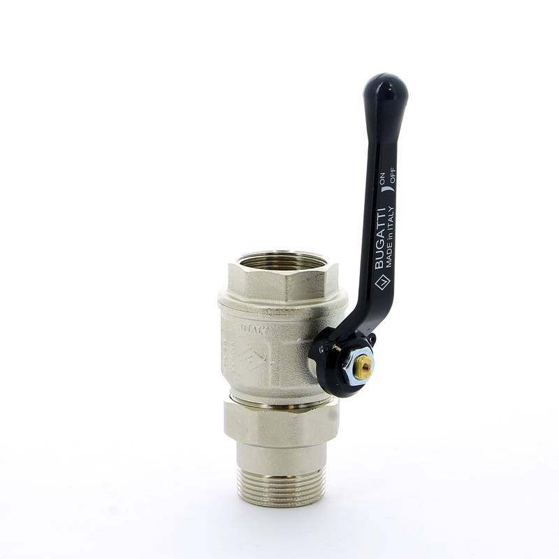 Кран шаровой Bugatti New Jersey 1 1/4 НВ с разъемным соединением рычаг 09200006