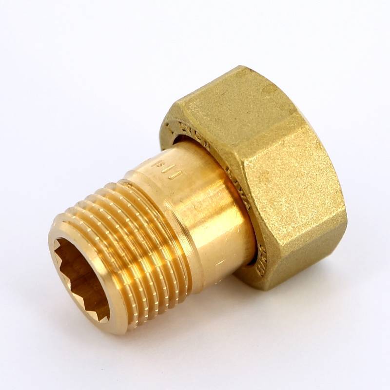 Соединение с накидной гайкой Viega 1/2 НВ бронза 320232