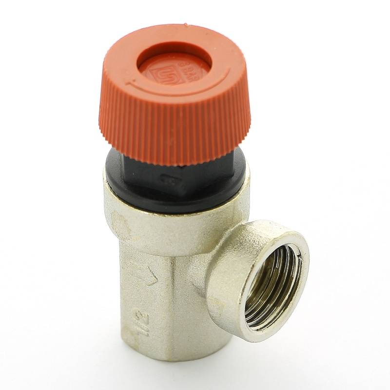 Предохранительный клапан Uni-Fitt 1/2 ВВ 6 бар никелированный 240N6022