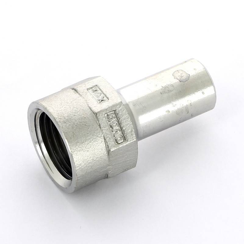 Вставка с внутренней резьбой Viega Sanpress Inox 15x1/2 нержавеющая сталь 436797