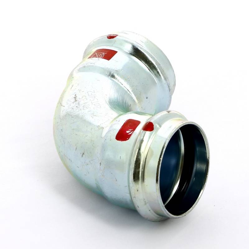 Угол 90° пресс Viega Prestabo оцинкованная сталь 35 мм 558161