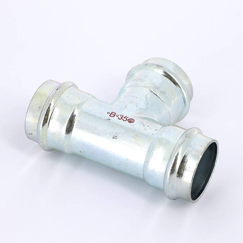 Тройник пресс IBP >B< Press Carbon 35 мм оцинкованная сталь PC5130 0353535