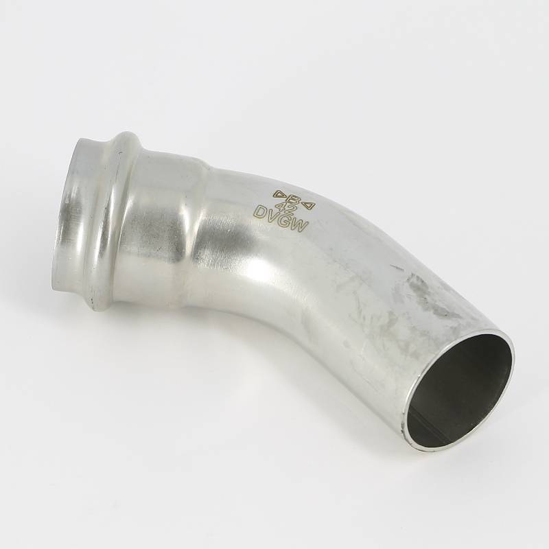 Угол-вставка 45° пресс IBP B Press Stainless 42 мм нержавеющая сталь PS5040 0420000