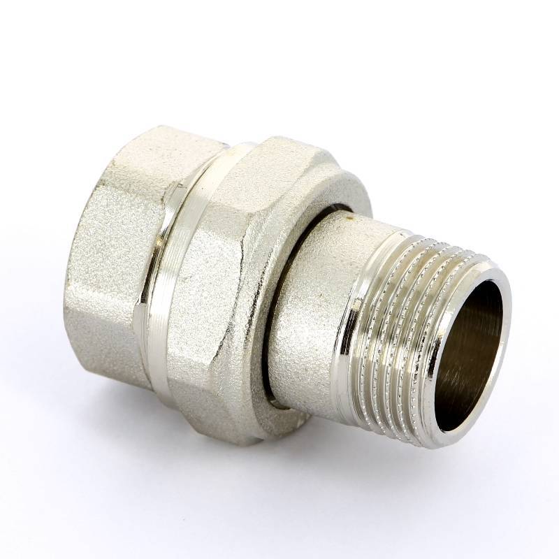 Разъемное соединение НВ Uni-Fitt прямое никелированное с O-ring 3/4 650N3000