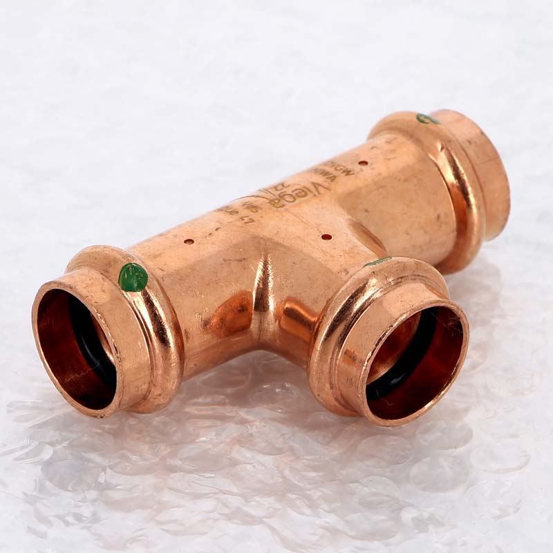 Тройник пресс медный Viega Profipress 22 мм 291969