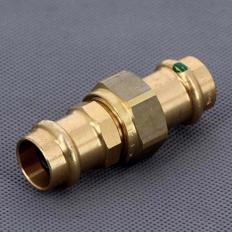 Муфта разъёмная пресс Viega Sanpress бронза 18 мм 287436