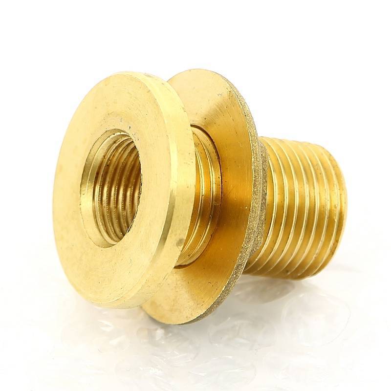 Выпуск резервуарный Uni-Fitt 1/2 НР с контргайкой и фланцем без заглушки 632G2000