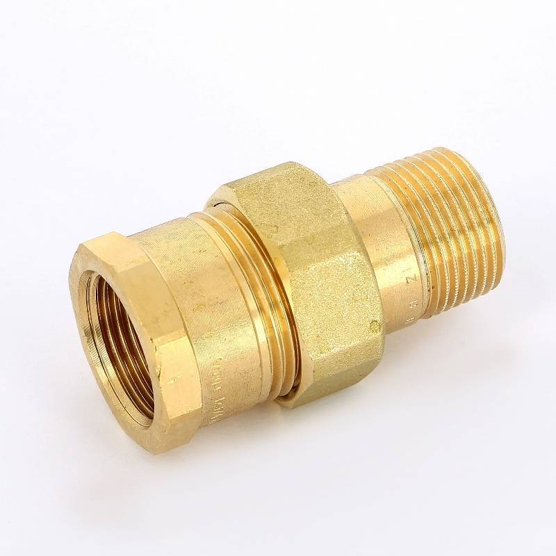 Разъемное соединение Viega 3340 бронза НВ 3/4 дюйма с плоским уплотнением 271367