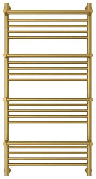 Полотенцесушитель водяной Сунержа Богема с 4 полками 600x1200 мм матовое золото 032-0224-1260