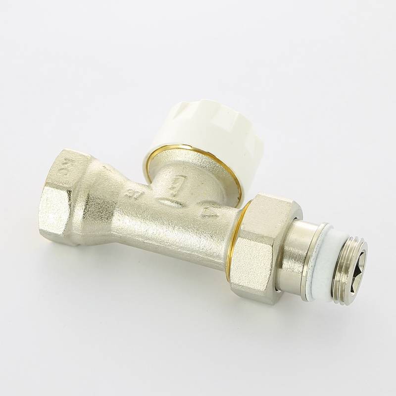 Вентиль термостатический Simplex прямой 1/2 с преднастройкой никель F34001