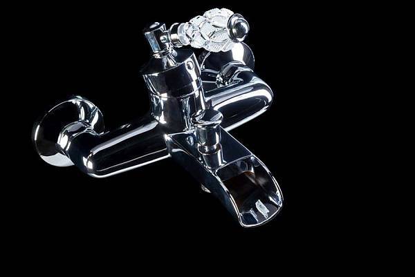 Смеситель для ванны Boheme Vogue Crystal однорычажный хром глянцевый 223-CRST