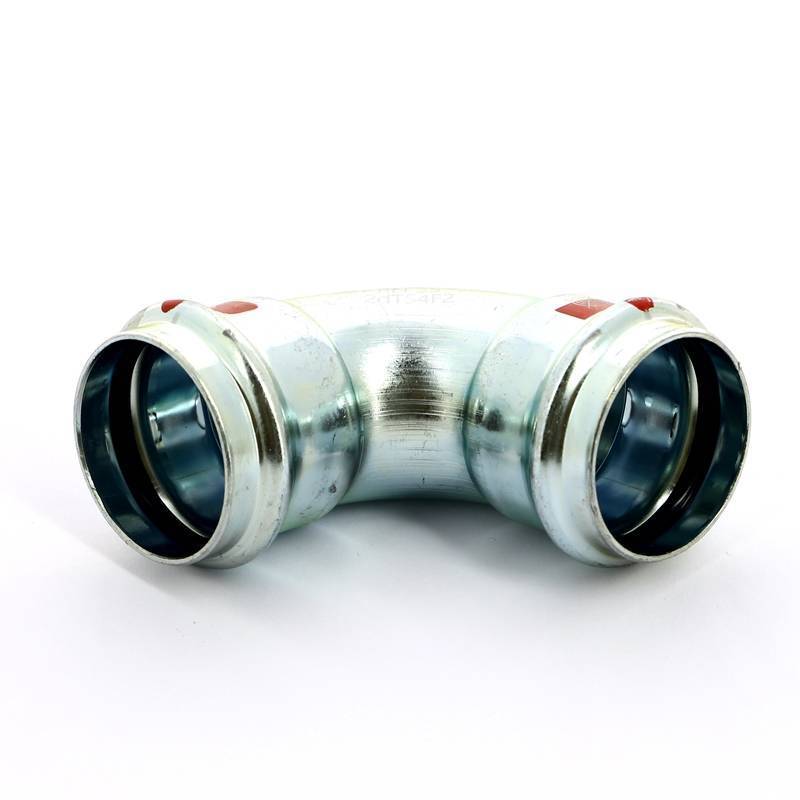 Угол 90° пресс Viega Prestabo оцинкованная сталь 35 мм 558161