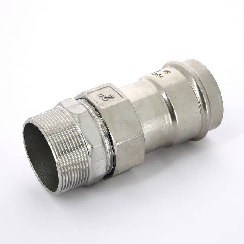 Муфта разборная IBP B-Press Inox 54 мм x 2 НР нержавеющая сталь PS4331G0541600