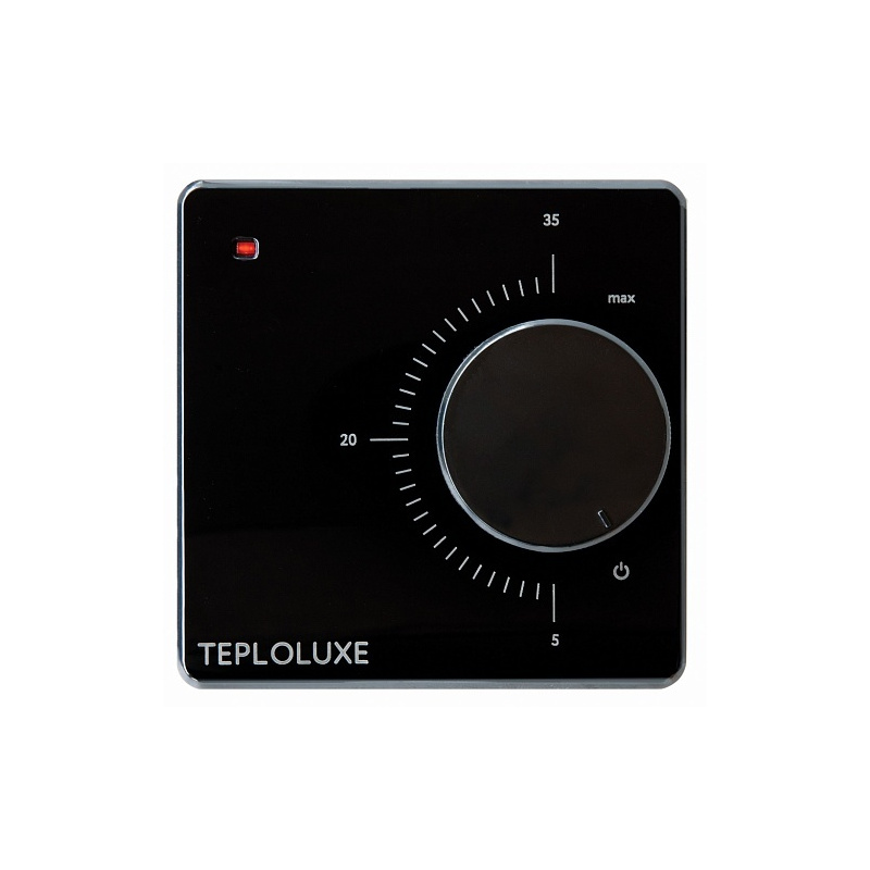 Термостат Теплолюкс LC 001 black механический чёрный
