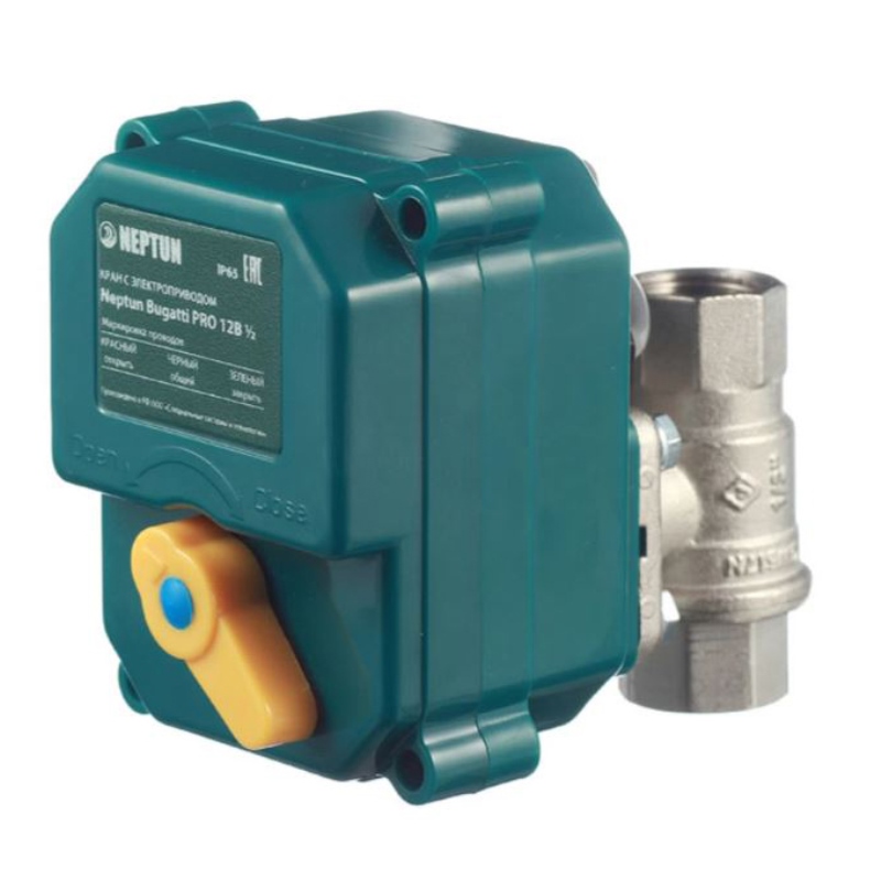 Кран шаровой с электроприводом Neptun Bugatti Pro 1 12 В 2153636