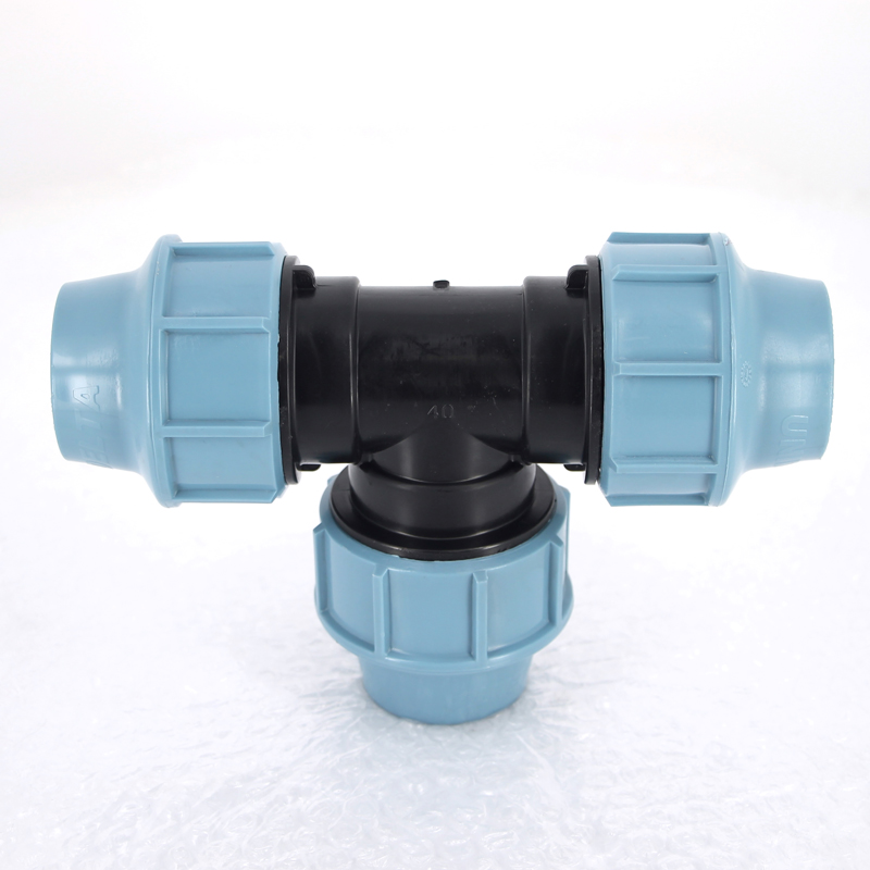 Тройник обж 40 для труб ПНД полипропилен PP-B