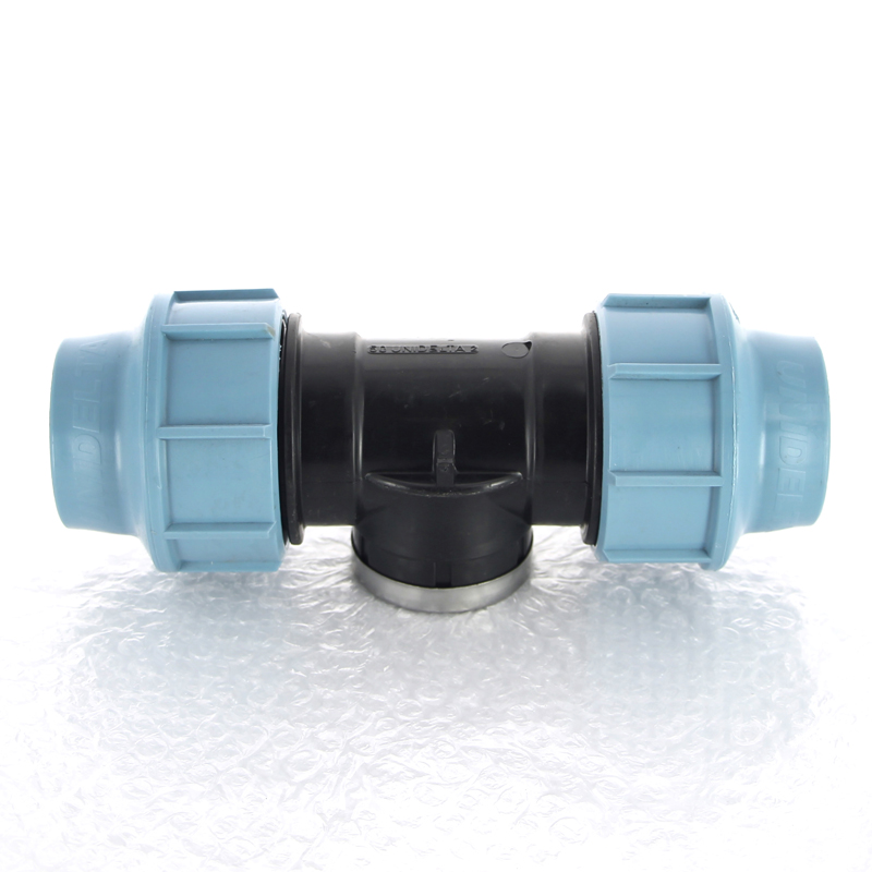 Тройник В 50x11/2 для труб ПНД полипропилен PP-B