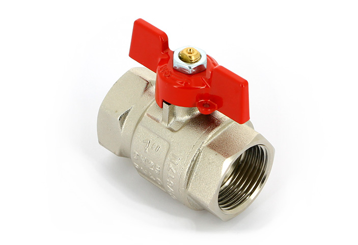 Кран ВВ 1 1/4 полнопроходной, бабочка ETALON