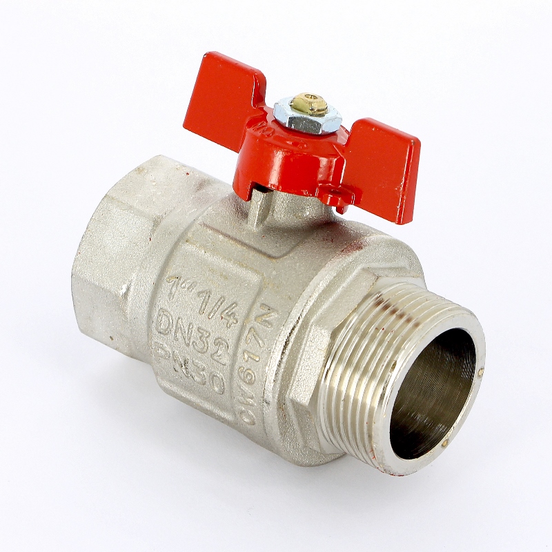 Кран НВ 1 1/4 полнопроходной, бабочка ETALON