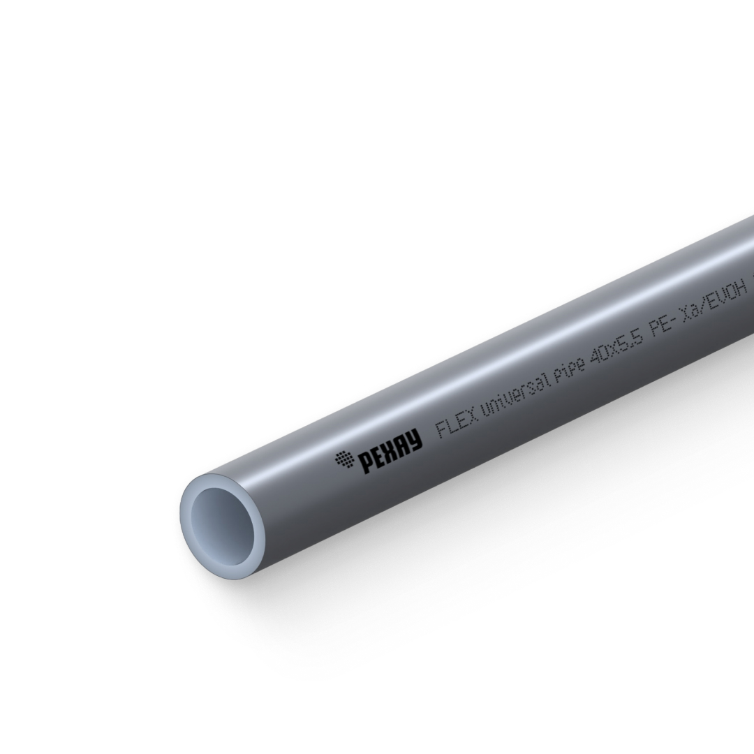 Труба PE-Xa/EVOH Stout Flex 40х5.5 мм серебристая штанга 6 м SPX-0002-104055
