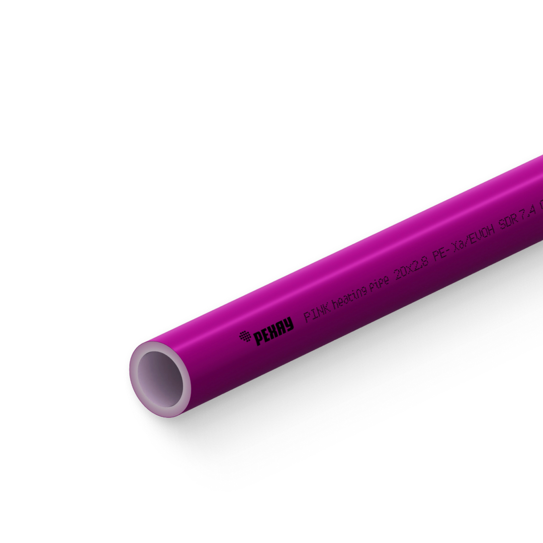 Труба из сшитого полиэтилена REHAU RAUTITAN pink 20x2.8 мм бухта 120 м лиловая 11303801120