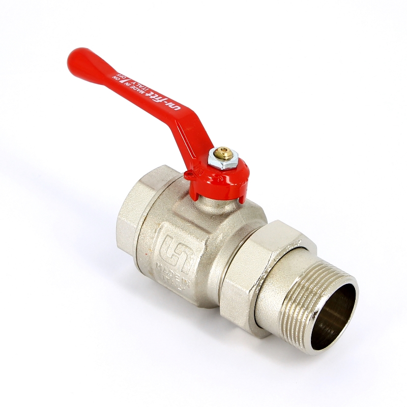 Кран НВ 1 1/4 с разъемным соединением, полнопроходной, ручка ETALON